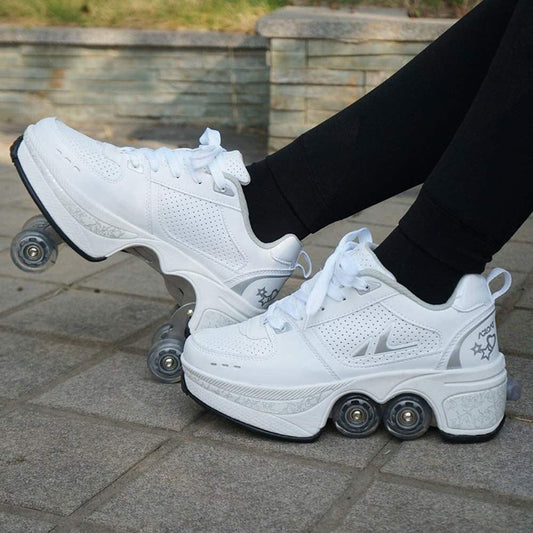 GliderKicks - 2 in 1 Deformation Roller Skate Shoes